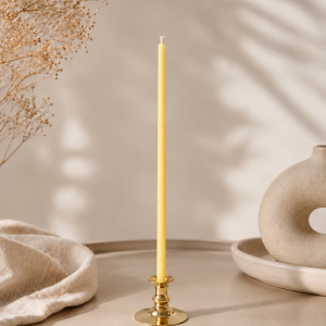 Natural Ritual Intention Candles – 20 Pure Beeswax Candles, 260 × 6 mm