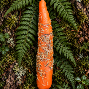 “Open the Roads” Orange Ritual Candle with Herbs for Success