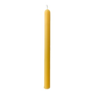 Yellow Natural Ritual Intention Candle Made from Beeswax