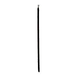Black Ritual Candles for Protection and Cleansing – 20 Natural Beeswax Candles, 260 × 6 mm