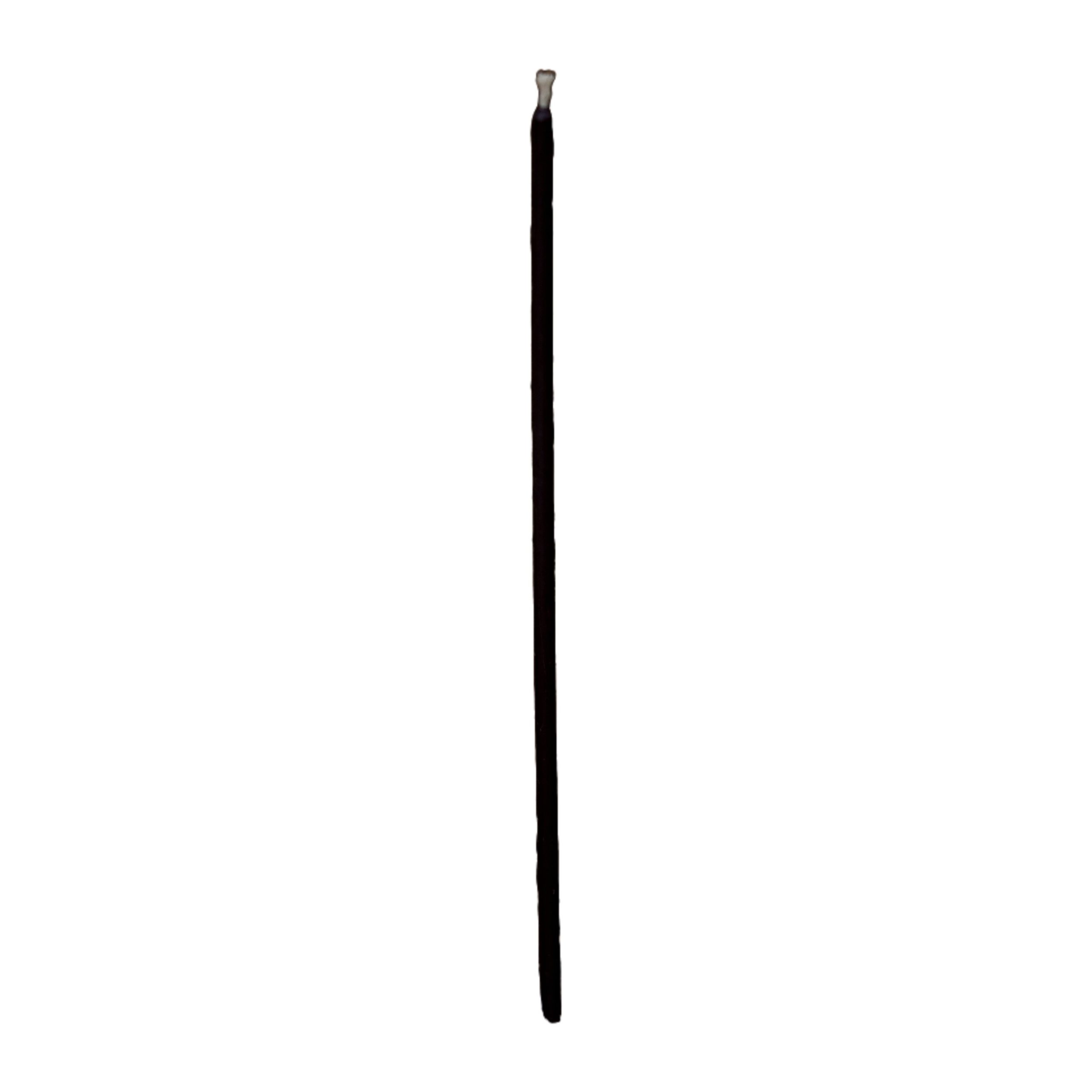Black Ritual Candles for Protection and Cleansing – 20 Natural Beeswax Candles, 260 × 6 mm