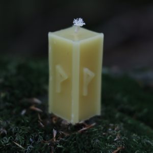 Wunjo Rune Ritual Candle