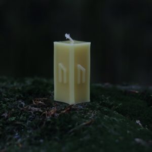 Uruz Rune Ritual Candle