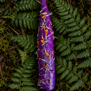 Protection candle — purple — Purple